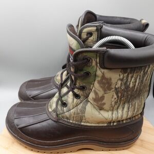 Aspen Boots Mens 8 Sport Camo Thinsulate Waterproof Winter 3476449 Flaws